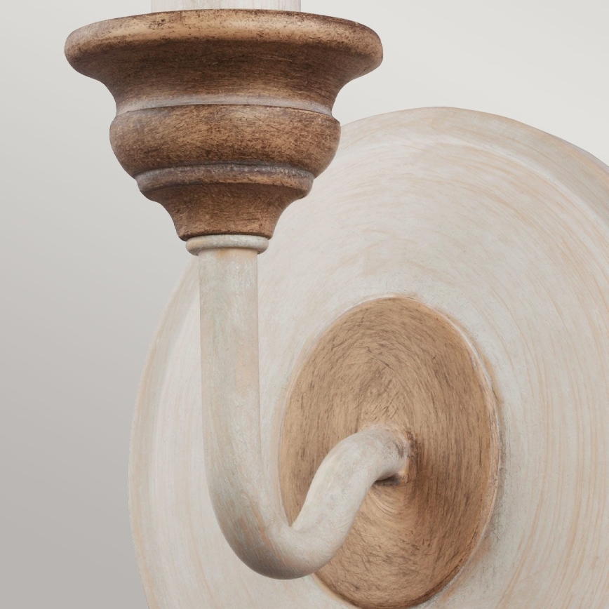 Feiss - Seinävalaisin HARTSVILLE 1xE14/40W/230V beige/ruskea