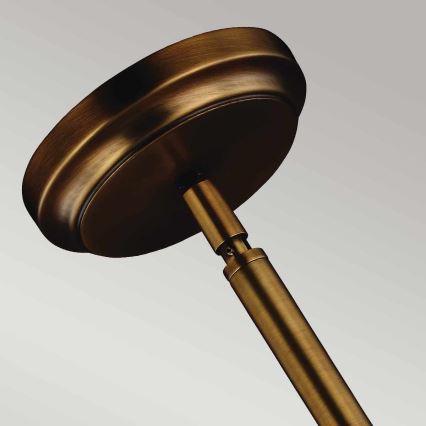 Feiss - Riippukattokruunu HOBSON 1xE27/60W/230V pronssi