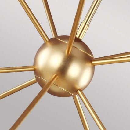 Feiss - LED-riipuskattokruunu JAX 10xG9/3W/230V kulta