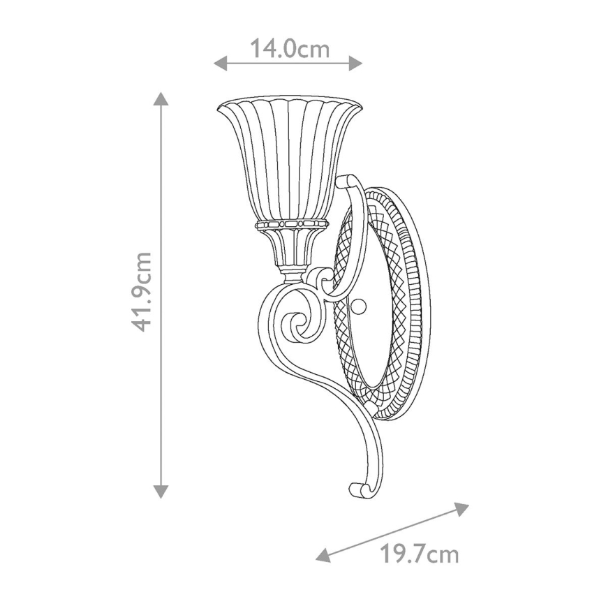 Feiss - Seinävalaisin KELHAM HALL 1xE27/60W/230V