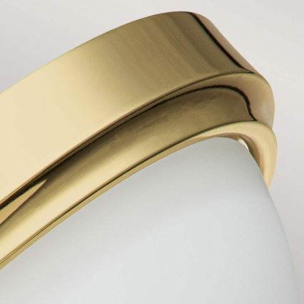 Feiss - Kylpyhuoneen kattovalaisin MALIBU 2xE27/60W/230V IP44 kultainen