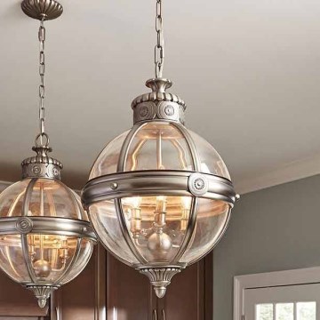 Feiss - Kattokruunu ketjussa ADAMS 3xE14/60W/230V pronssi