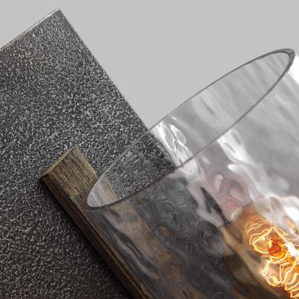 Feiss - Seinävalaisin ANGELO 1xE27/60W/230V musta