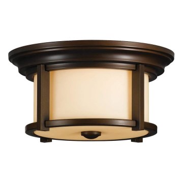 Feiss - Ulkokattovalo MERRIL 2xE27/60W/230V IP44