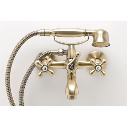 FERRO - ANTICA kylpyammesetti sekoittajalla, pronssi