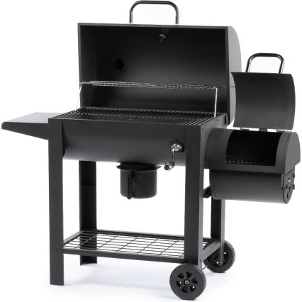 Fieldmann - Hiiligrilli savustamon kanssa musta