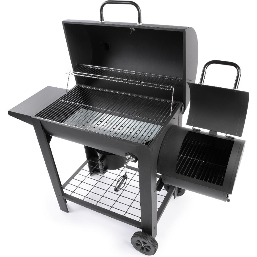 Fieldmann - Hiiligrilli savustamon kanssa musta