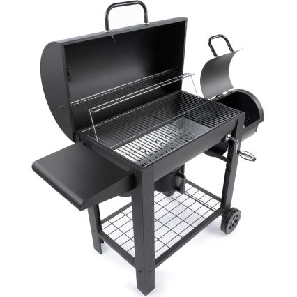 Fieldmann - Hiiligrilli savustamon kanssa musta