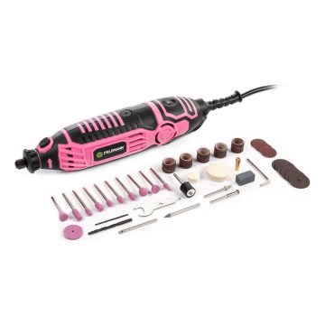 Fieldmann - Hiomakone mallien tekemiseen 170W/230V vaaleanpunainen