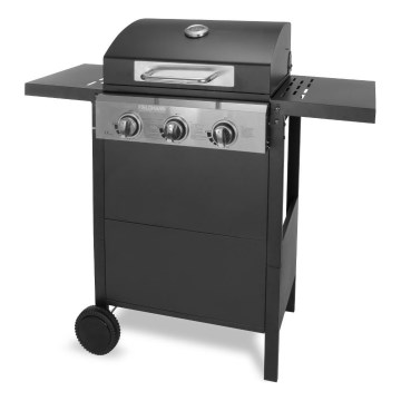 Fieldmann - Kaasugrilli 3 poltinta musta