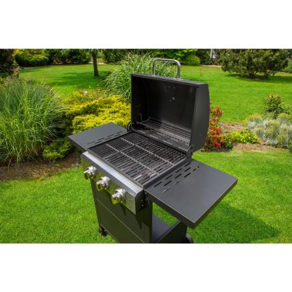 Fieldmann - Kaasugrilli 3 poltinta musta