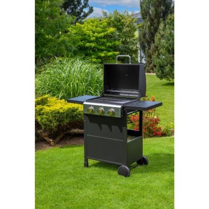 Fieldmann - Kaasugrilli 3 poltinta musta