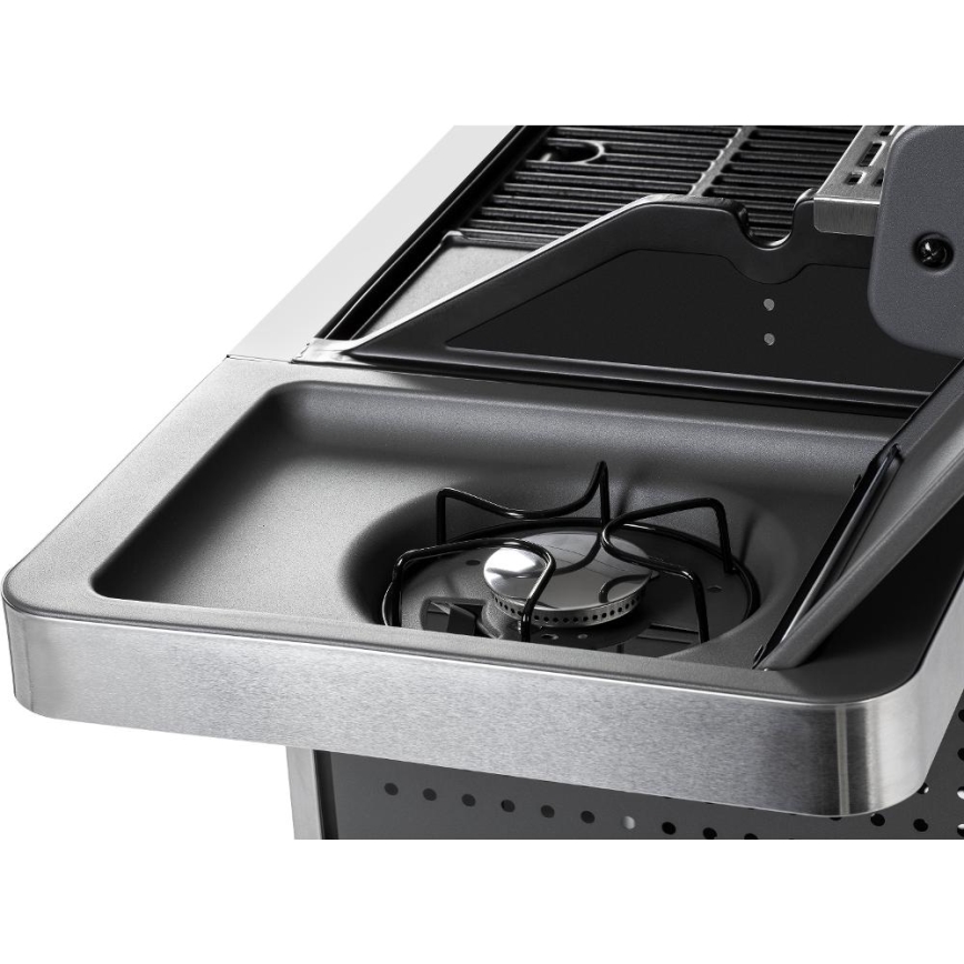 Fieldmann - Kaasugrilli 5-polttimoinen mattakromi