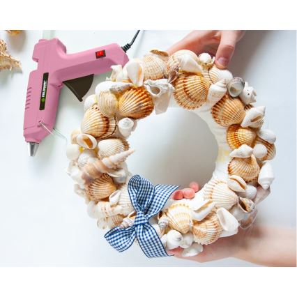 Fieldmann - Kuumaliimapistooli 100W/230V pinkki