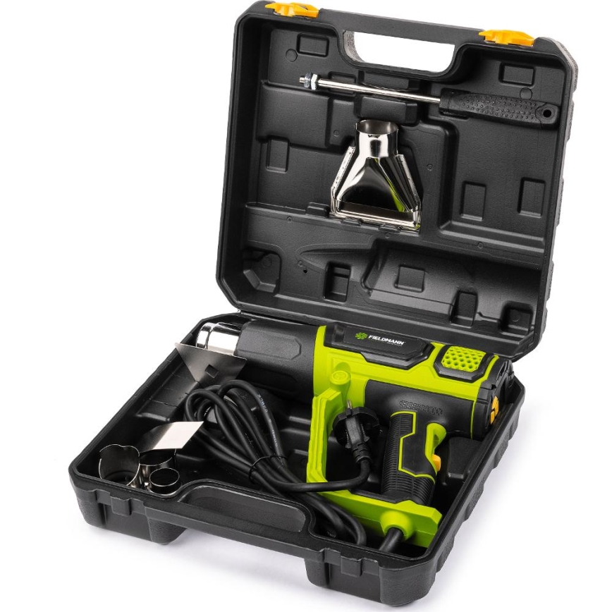 Fieldmann - Lämpöpistooli tarvikkeineen 2000W/230V