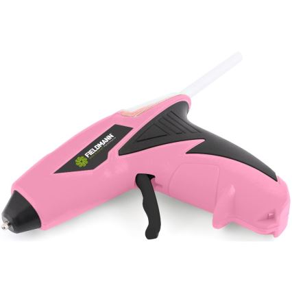 Fieldmann - Langaton kuumaliimapistooli 4V 1500 mAh vaaleanpunainen
