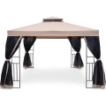 Fieldmann - Puutarha huvimaja 3x3 m beige/musta
