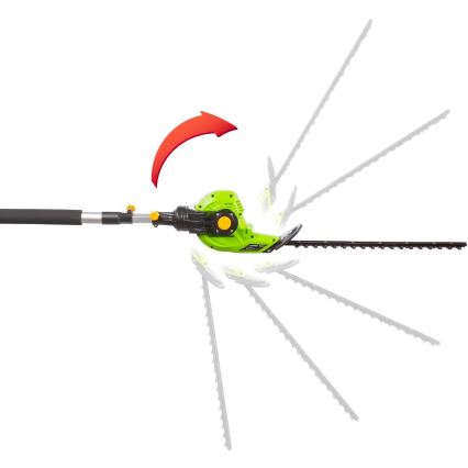 Fieldmann - Teleskooppipensasleikkuri 450W/230V