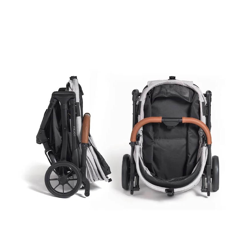 Fikago - Lastenrattaat koirille ja kissoille AGILE HUGGY beige