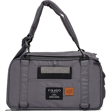 Fikago - Matkalaukku koirille ja kissoille TRUFFLE Grey