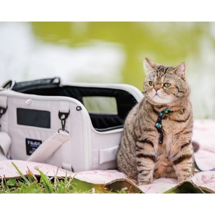 Fikago - Matkalaukku koirille ja kissoille TRUFFLE Grey