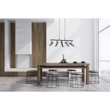 Fischer & Honsel 60369 - Kattokruunu johdossa DEAN 5xE27/25W/230V