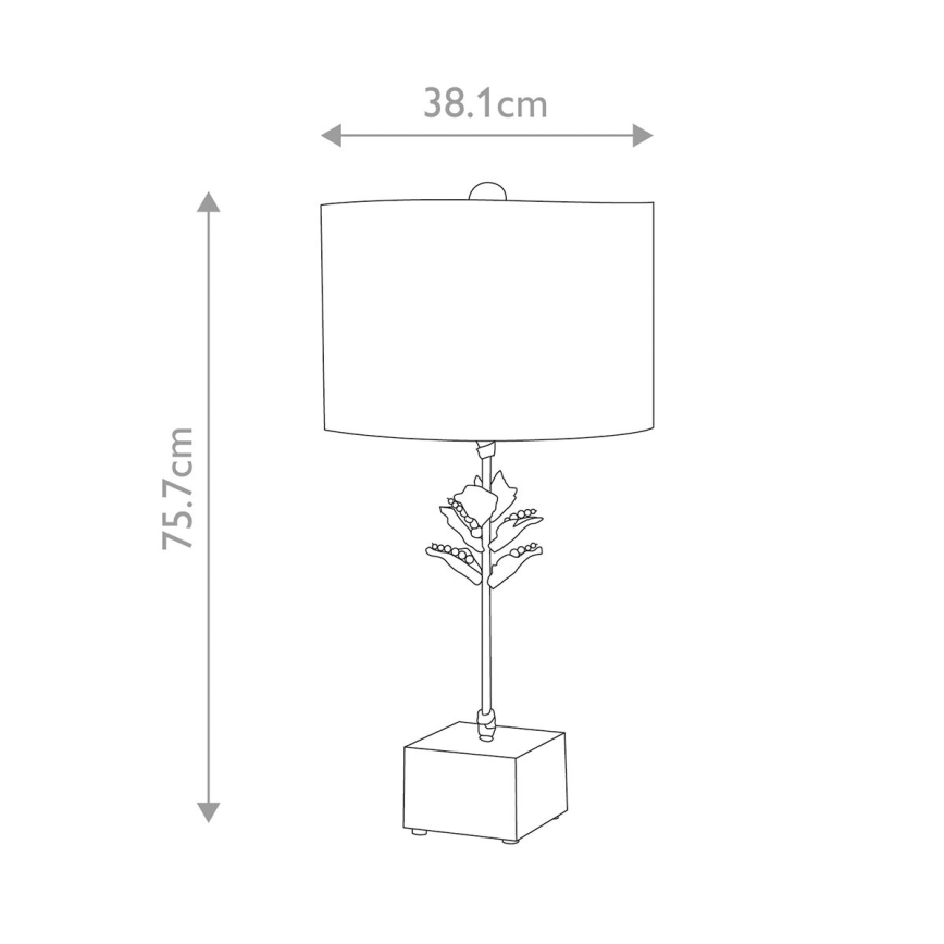 Flambeau - Pöytävalaisin CAMILIA 1xE27/60W/230V