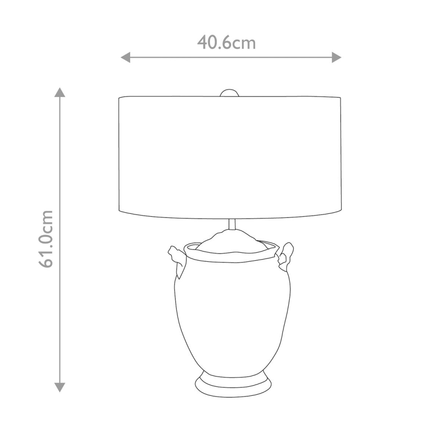 Flambeau - Pöytävalaisin JACKSON 1xE27/60W/230V