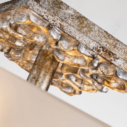 Flambeau - Kattovalaisin STAR 2xE27/40W/230V kultainen