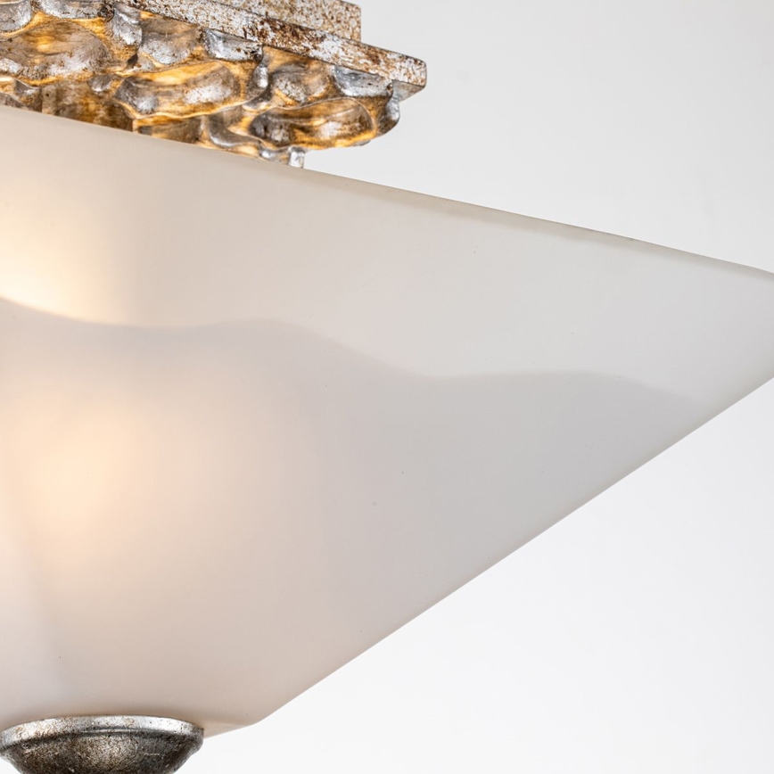 Flambeau - Kattovalaisin STAR 2xE27/40W/230V kultainen