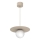 FLAT-riippuvalaisin vaijerilla 1xE27/15W/230V beige