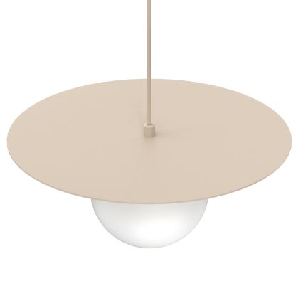 FLAT-riippuvalaisin vaijerilla 1xE27/15W/230V beige