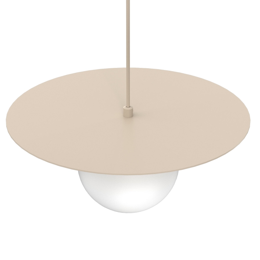 FLAT-riippuvalaisin vaijerilla 1xE27/15W/230V beige
