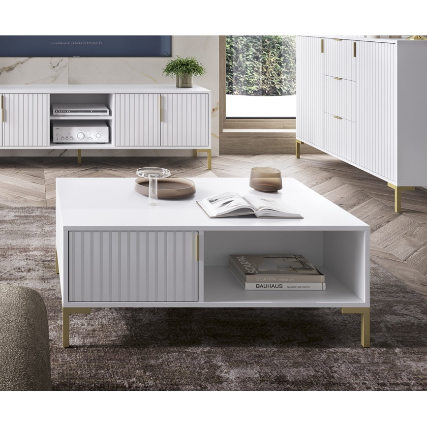 FLOP-sohvapöytä, valkoinen