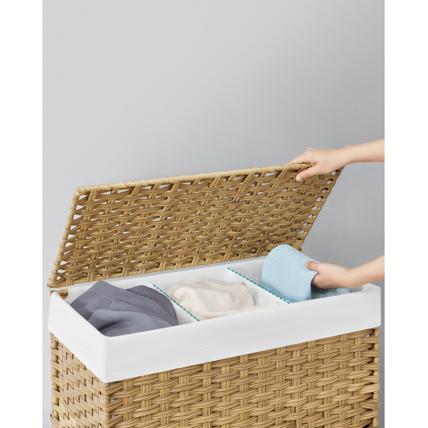 FLYN rottinkinen pyykkikori