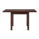 Foldable dining pöytä SALUTO 76x110 cm pyökki/ruskea