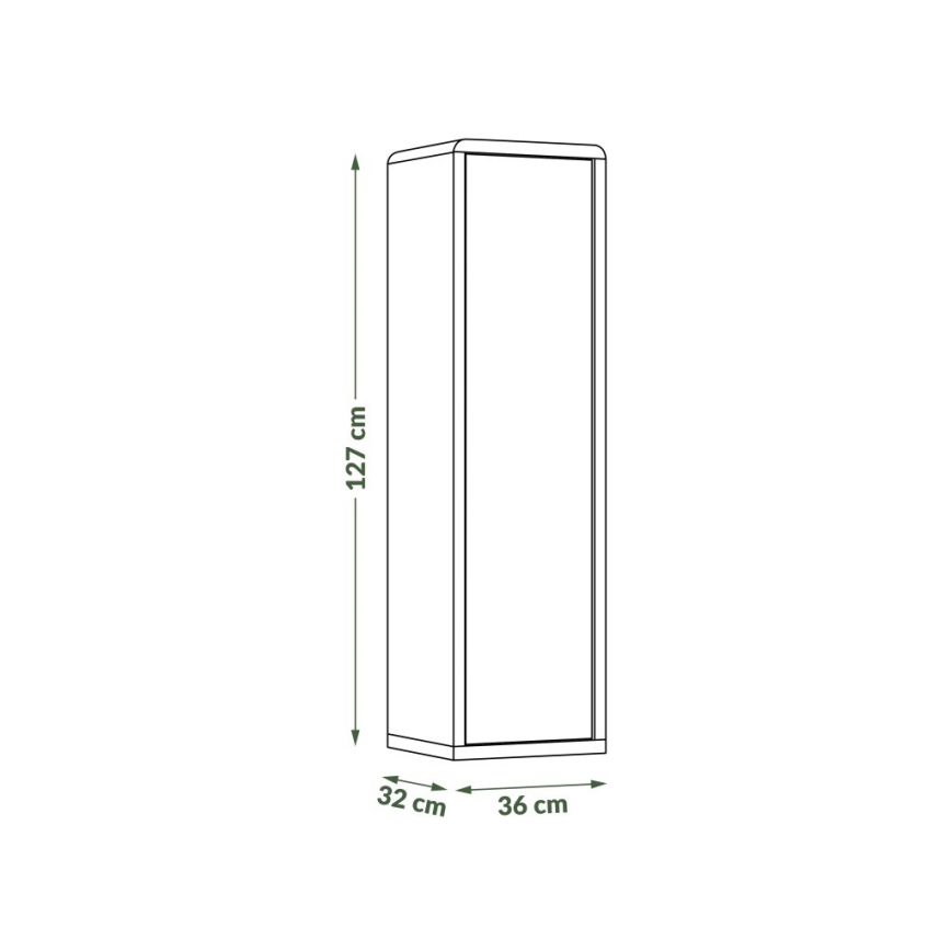 Kaappi FRED valkoinen