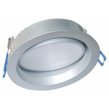 Fulgur 23152 - LED Kylpyhuoneen upotettu valo LED/10W/230V 5000K IP54 hopea