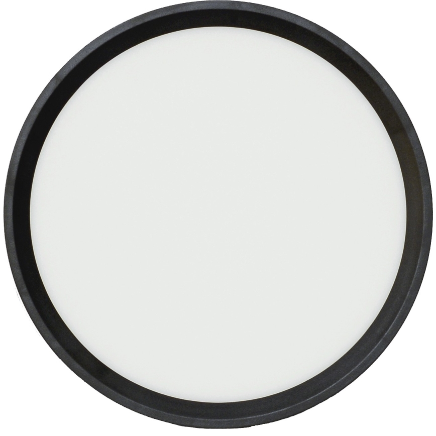 Fulgur 41811 - LED-kattovalaisin NOMY LED/18W/230V 3000/4000/6000K IP40 halkaisija 23 cm musta