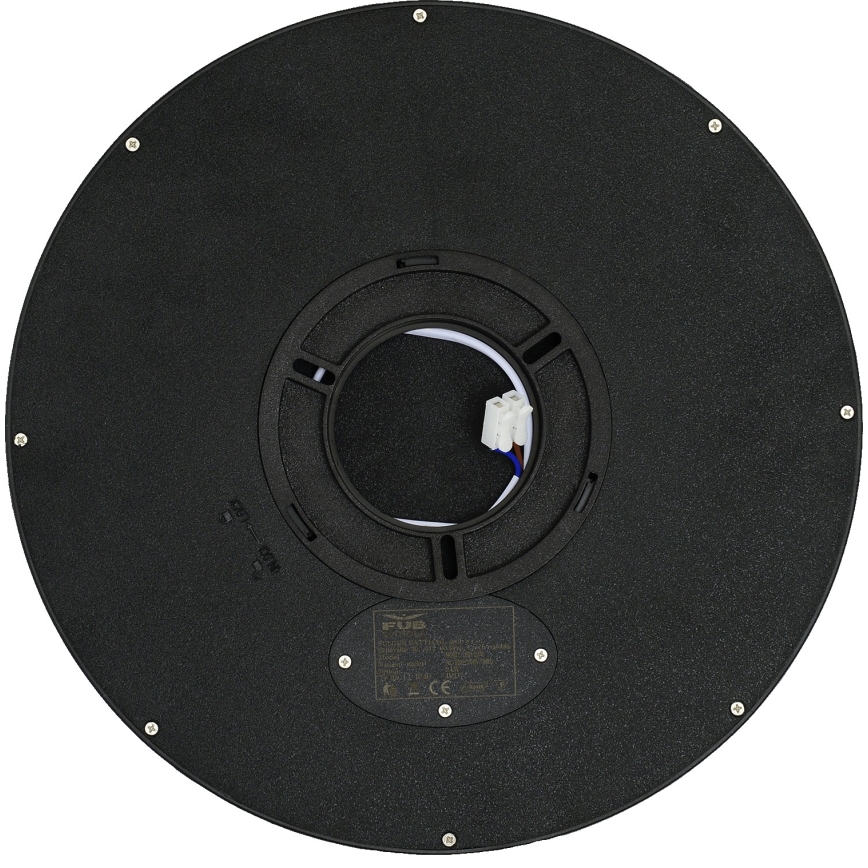 Fulgur 42362 - LED-kattovalaisin NOMY LED/24W/230V 3000/4000/6000K IP40 halkaisija 30 cm musta