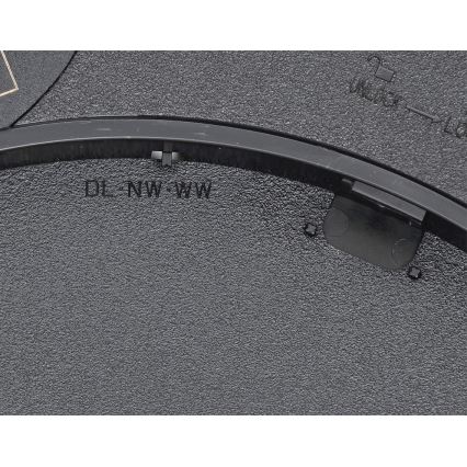 Fulgur 42366 - LED-kattovalaisin NOMY LED/50W/230V 3000/4000/6000K IP40 Ø 60 cm musta