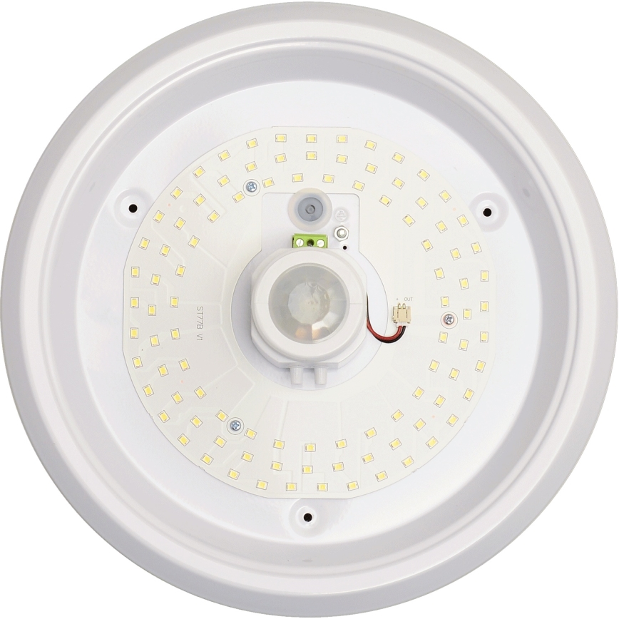Fulgur s-39669 - LED-kattovalaisin liiketunnistimella ja hämäräkytkimellä DARINA LED/16W/230V halkaisija 29 cm