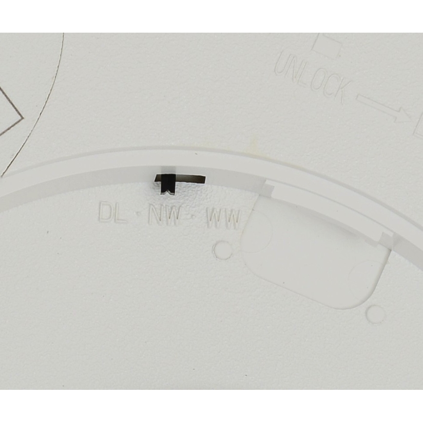 Fulgur s-42584 - LED-kattovalaisin liiketunnistimella NOMY-S LED/18W/230V 3000/4000/6000K IP40 halkaisija 23 cm valkoinen