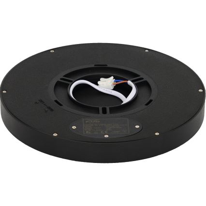 Fulgur s-42585 - LED-kattovalaisin liiketunnistimella NOMY-S LED/18W/230V 3000/4000/6000K IP40 halkaisija 23 cm musta