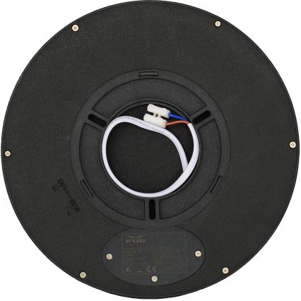 Fulgur s-42585 - LED-kattovalaisin liiketunnistimella NOMY-S LED/18W/230V 3000/4000/6000K IP40 halkaisija 23 cm musta