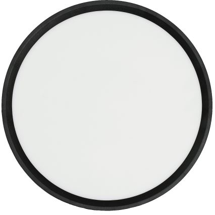 Fulgur s-42587 - LED-kattovalaisin liiketunnistimella NOMY-S LED/24W/230V 3000/4000/6000K IP40 halkaisija 30 cm musta