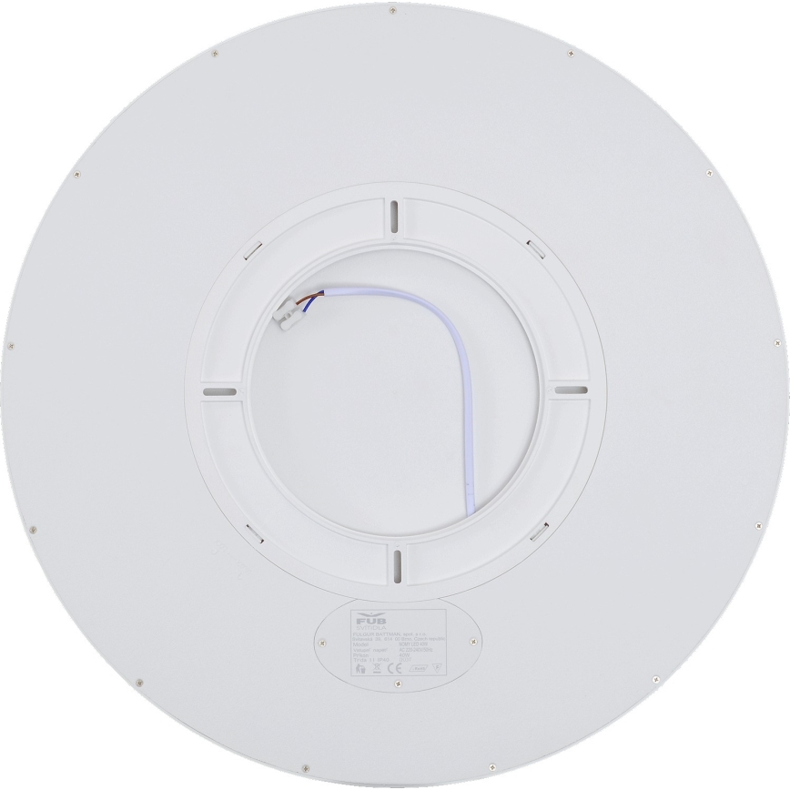 Fulgur s-42590 - LED-kattovalaisin liiketunnistimella NOMY-S LED/40W/230V 3000/4000/6000K IP40 halkaisija 50 cm valkoinen