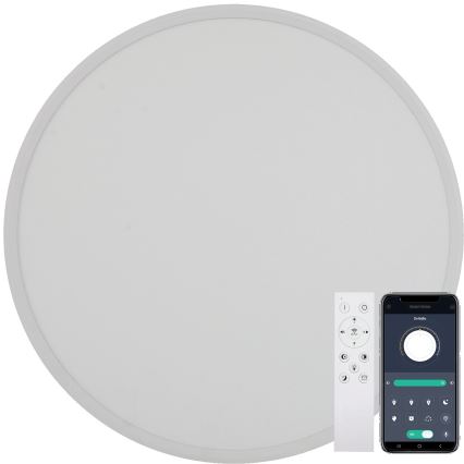 Fulgur s-43039 - LED himmennettävä kattovalaisin NOMY-RC LED/40W/230V 3000/4000/6500K Ø 50 cm IP40 valkoinen + kaukosäädin