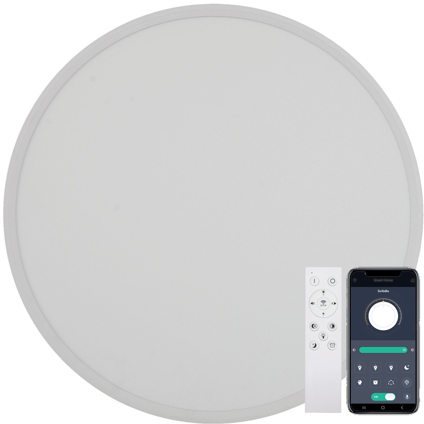 Fulgur s-43039 - LED himmennettävä kattovalaisin NOMY-RC LED/40W/230V 3000/4000/6500K Ø 50 cm IP40 valkoinen + kaukosäädin