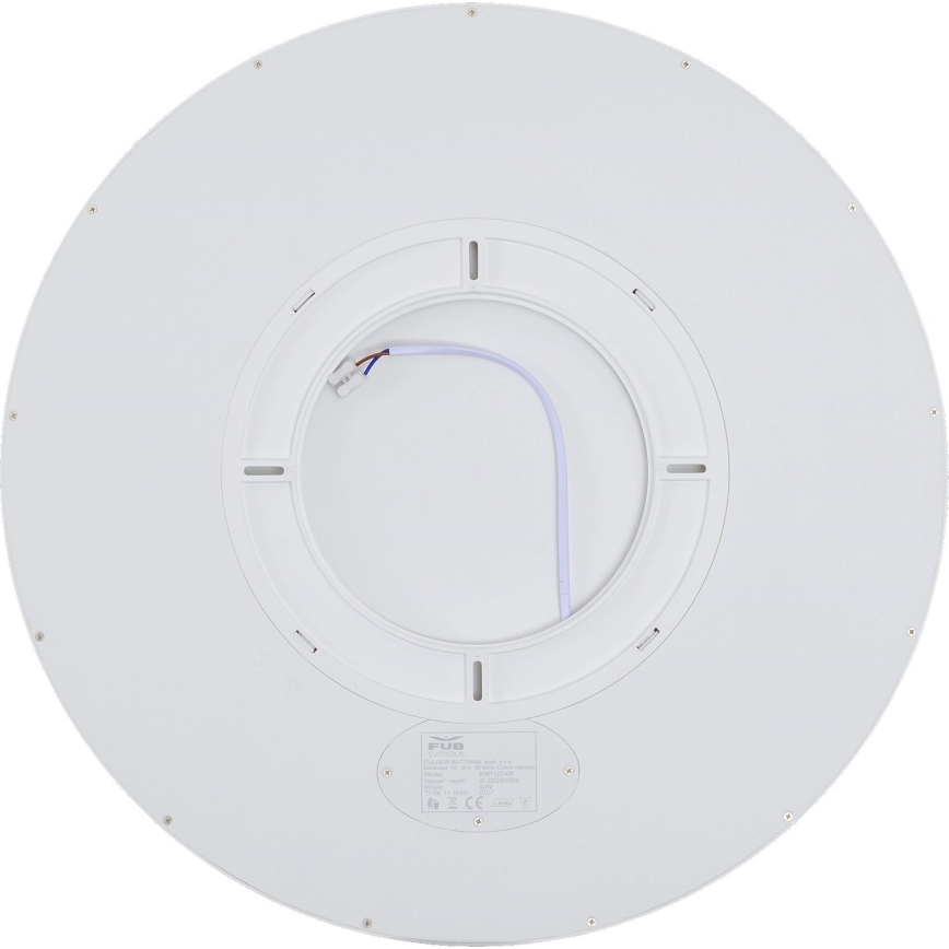 Fulgur s-43039 - LED himmennettävä kattovalaisin NOMY-RC LED/40W/230V 3000/4000/6500K Ø 50 cm IP40 valkoinen + kaukosäädin